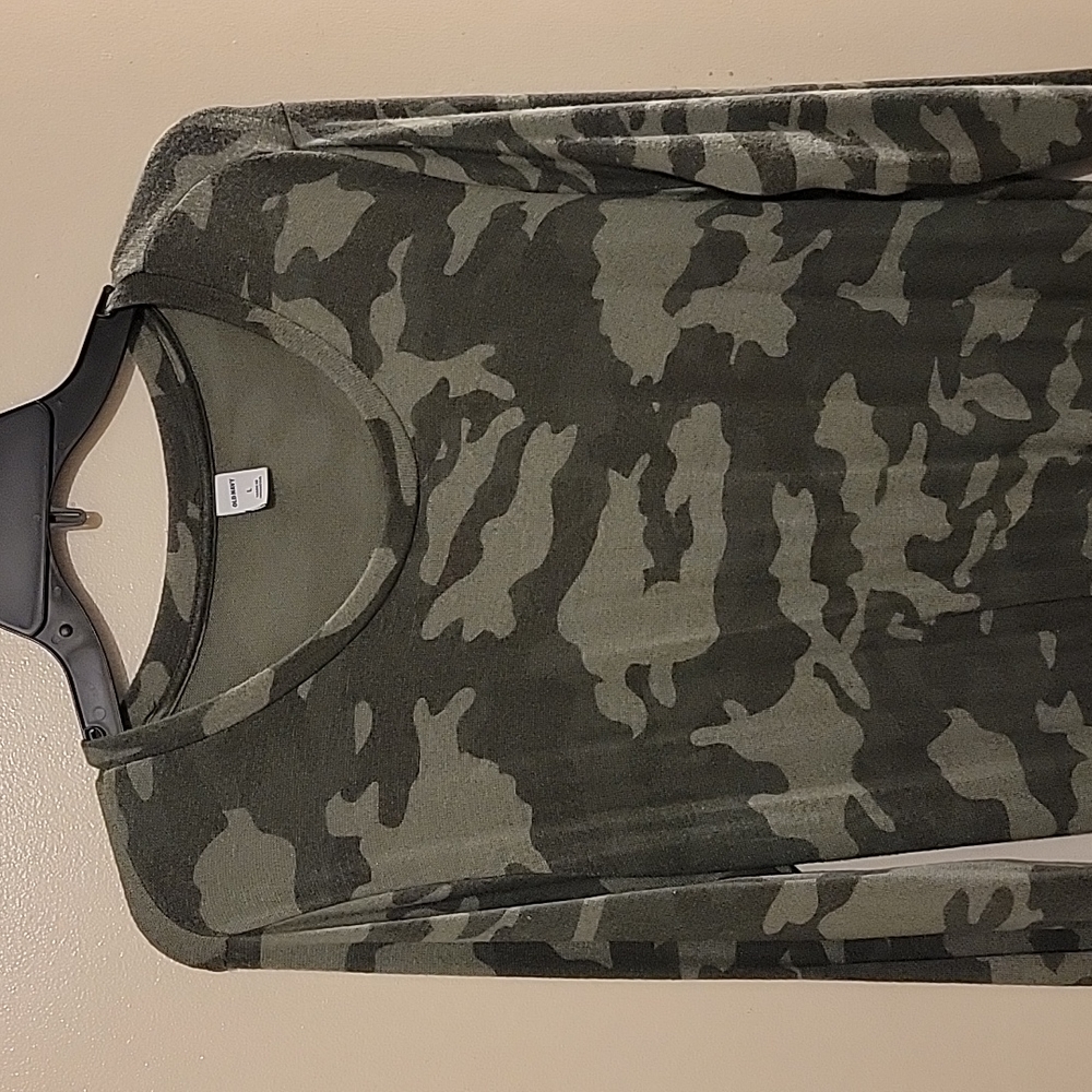 Old Navy Camo Midi Dress L